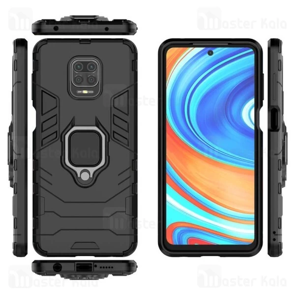 قاب Xiaomi Redmi Note 9s / Note 9 Pro / Note 9 Pro Max KEYSION ShockProof Armor Ring Holder Case