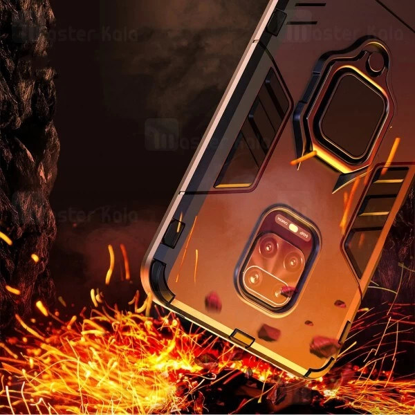 قاب Xiaomi Redmi Note 9s / Note 9 Pro / Note 9 Pro Max KEYSION ShockProof Armor Ring Holder Case