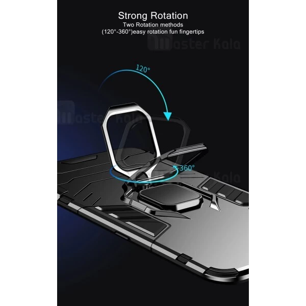 گارد ضد ضربه انگشتی Xiaomi Mi 9 SE / Mi9 SE Black Panther KEYSION ShockProof Armor Ring