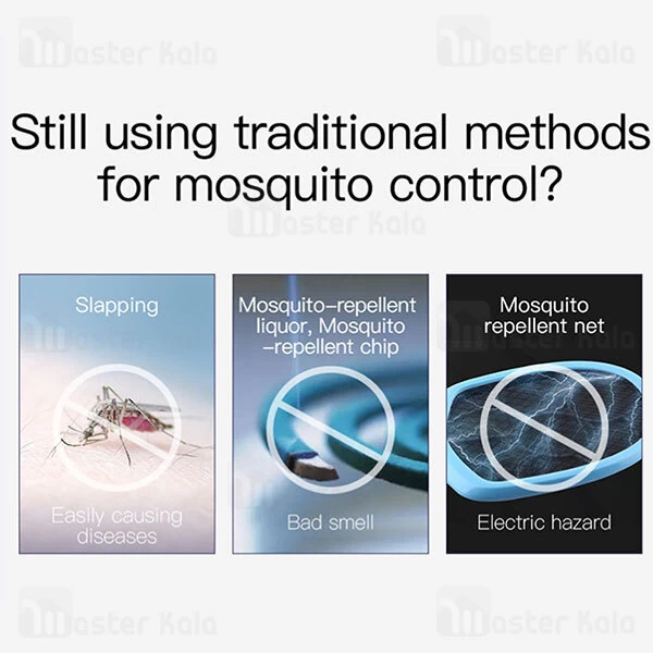 چراغ حشره کش بیسوس Baseus Purple Vortex-USB Mosquito Lamp ACMWD-ZX02