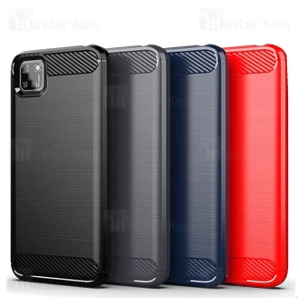 قاب محافظ ژله ای هواوی Huawei Y5p / Honor 9s Rugged Armor Fiber Carbon