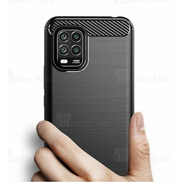 قاب محافظ ژله ای Xiaomi Mi 10 Lite / Mi 10 Youth Fiber Carbon Rugged Armor Case