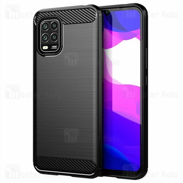 قاب محافظ ژله ای Xiaomi Mi 10 Lite / Mi 10 Youth Fiber Carbon Rugged Armor Case