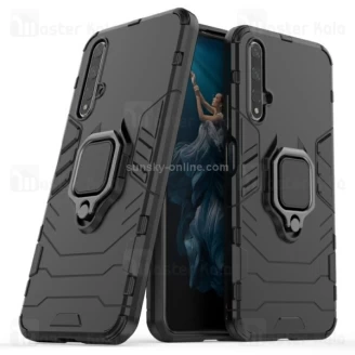 گارد ضد ضربه انگشتی Huawei Nova 5T / Honor 20 Black Panther KEYSION ShockProof Armor Ring