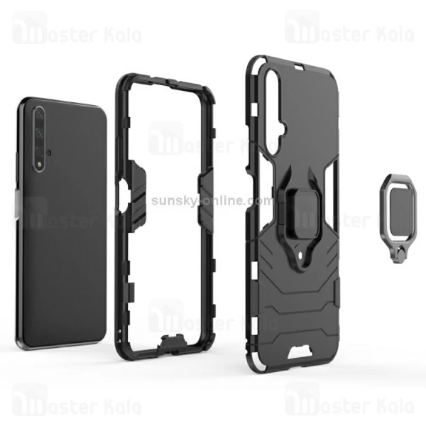 قاب Huawei Nova 5T / Honor 20 KEYSION ShockProof Armor Ring Holder Case