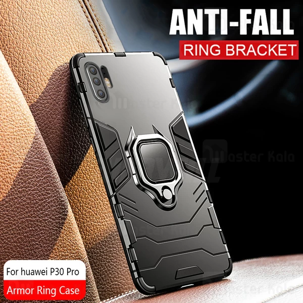گارد ضد ضربه انگشتی Huawei P30 Pro Black Panther KEYSION ShockProof Armor Ring