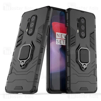 گارد ضد ضربه انگشتی OnePlus 8 Pro Black Panther KEYSION ShockProof Armor Ring