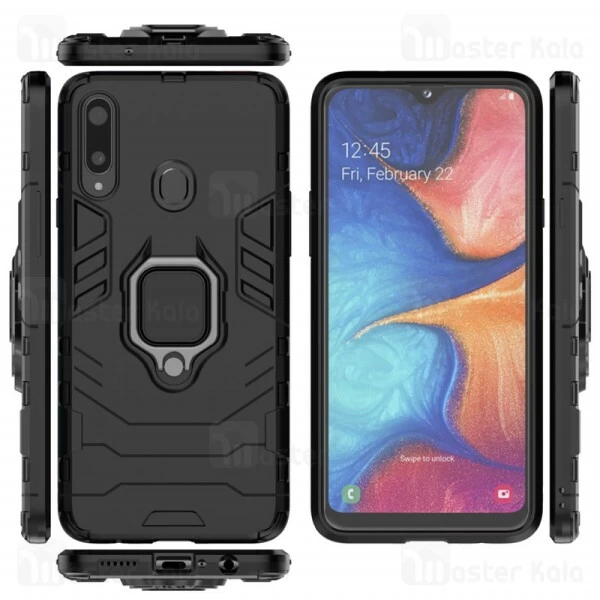 قاب Samsung Galaxy A10s / A107 KEYSION ShockProof Armor Ring Holder Case