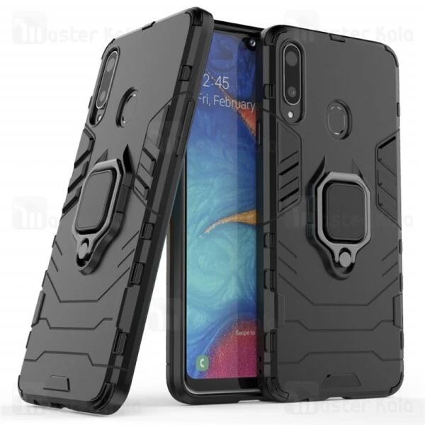 قاب Samsung Galaxy A10s / A107 KEYSION ShockProof Armor Ring Holder Case