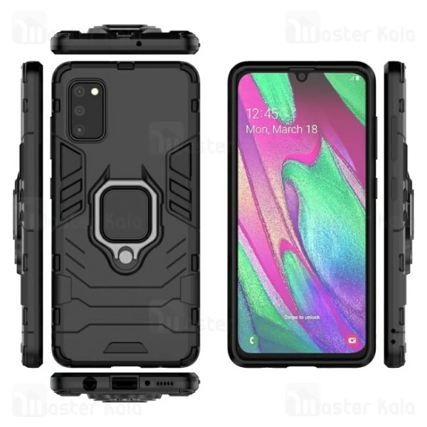 قاب Samsung Galaxy A41 KEYSION ShockProof Armor Ring Holder Case