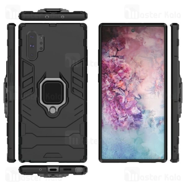 قاب Samsung Galaxy Note 10 Plus KEYSION ShockProof Armor Ring Holder Case