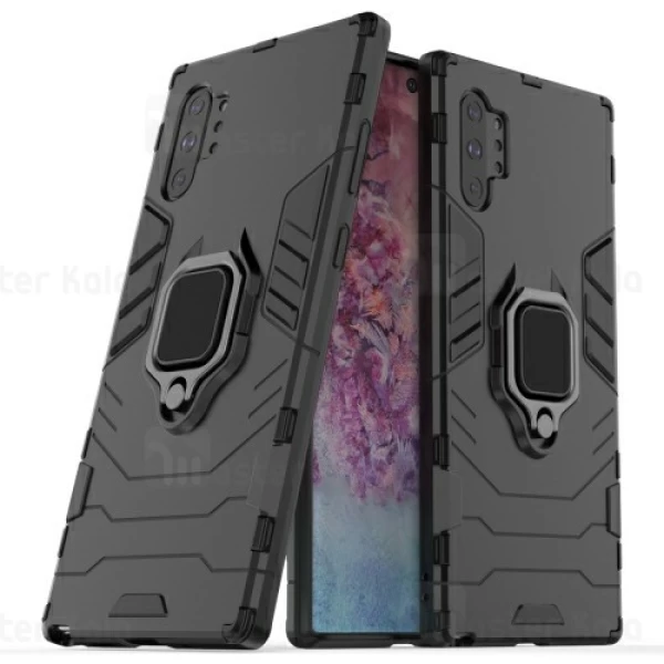 قاب Samsung Galaxy Note 10 Plus KEYSION ShockProof Armor Ring Holder Case