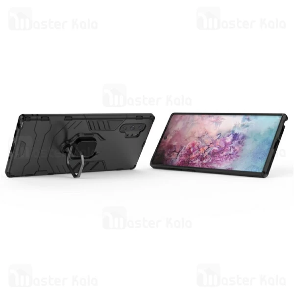 قاب Samsung Galaxy Note 10 Plus KEYSION ShockProof Armor Ring Holder Case