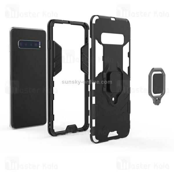 قاب Samsung Galaxy S10 KEYSION ShockProof Armor Ring Holder Case