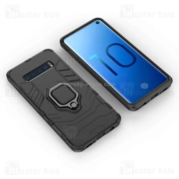 قاب Samsung Galaxy S10 KEYSION ShockProof Armor Ring Holder Case