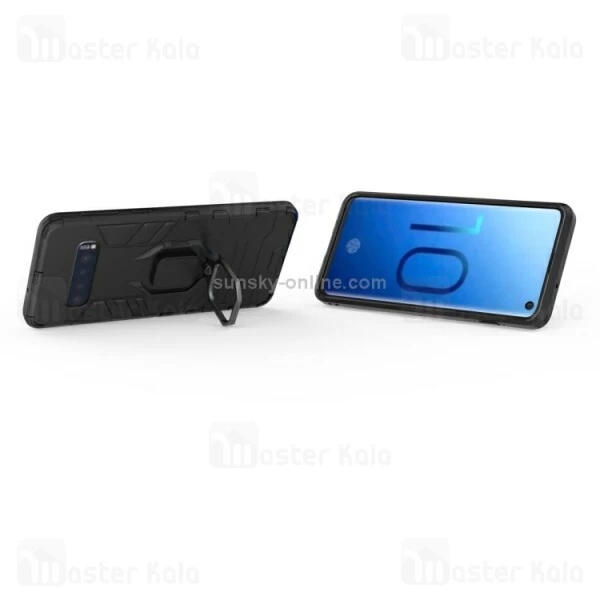 قاب Samsung Galaxy S10 KEYSION ShockProof Armor Ring Holder Case