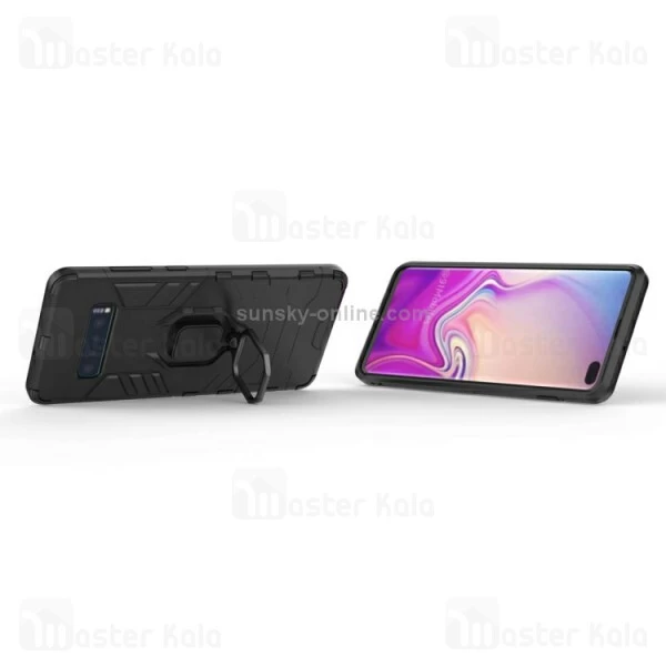 قاب Samsung Galaxy S10 Plus KEYSION ShockProof Armor Ring Holder Case