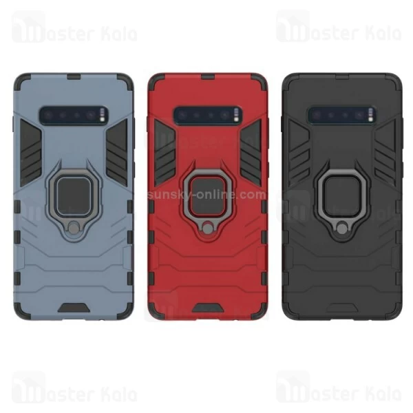 قاب Samsung Galaxy S10 Plus KEYSION ShockProof Armor Ring Holder Case