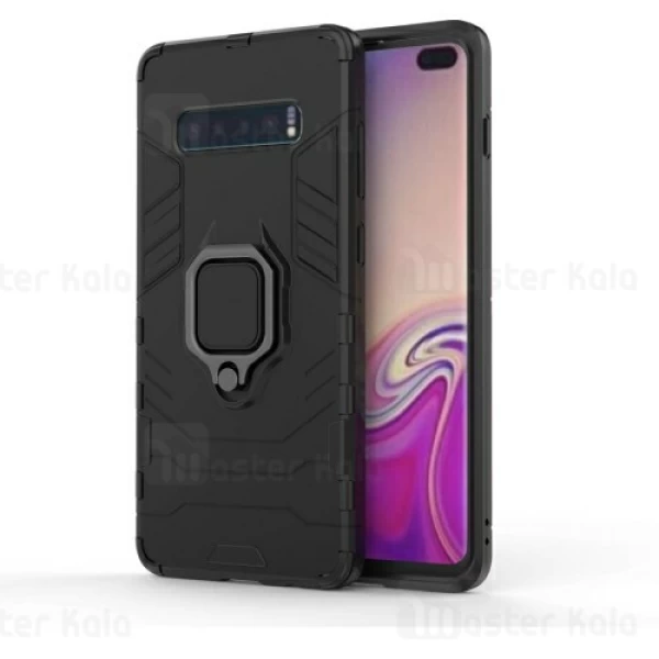قاب Samsung Galaxy S10 Plus KEYSION ShockProof Armor Ring Holder Case
