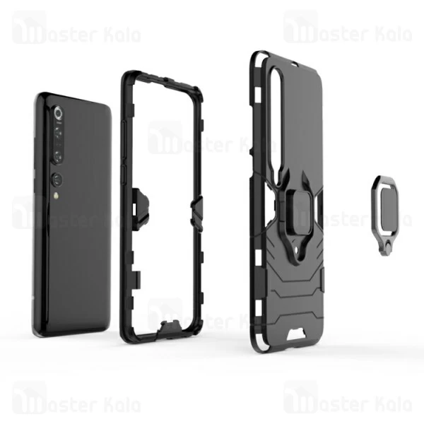قاب Xiaomi Xiaomi Mi 10 / Mi 10 Pro KEYSION ShockProof Armor Ring Holder Case