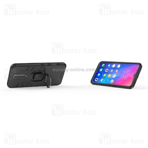 قاب Xiaomi Poco F1 / Pocophone F1 KEYSION ShockProof Armor Ring Holder Case
