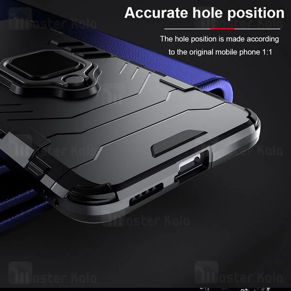 قاب Xiaomi Mi 10 Lite / Mi 10 Youth KEYSION ShockProof Armor Ring Holder Case