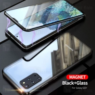 قاب مگنتی 360 درجه Samsung Galaxy S20 Plus Magnetic 2 in 1 Case دارای گلس صفحه