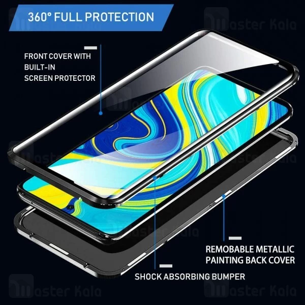 قاب آهنربایی Xiaomi Redmi Note 9s / Note 9 Pro / Note 9 Pro Max Magnetic 2 in 1 Full Case