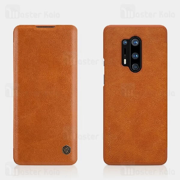 کیف چرمی نیلکین وان پلاس OnePlus 8 Pro Nillkin Qin Leather Case