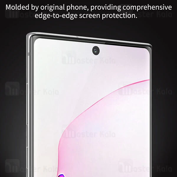 محافظ صفحه شیشه ای تمام صفحه تمام چسب نیلکین Samsung Galaxy Note 10 Plus Nillkin 3D DS+ Max