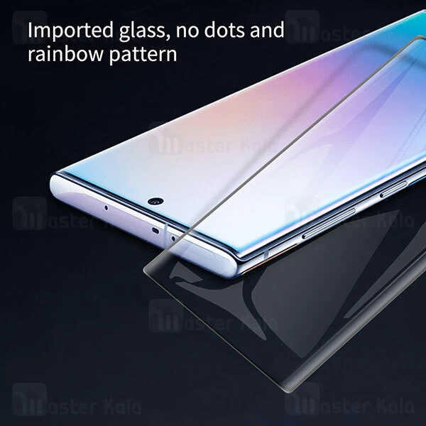 محافظ صفحه شیشه ای تمام صفحه تمام چسب نیلکین Samsung Galaxy Note 10 Plus Nillkin 3D DS+ Max