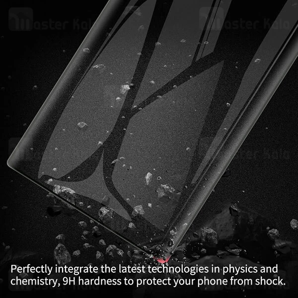 محافظ صفحه شیشه ای تمام صفحه تمام چسب نیلکین Samsung Galaxy Note 10 Plus Nillkin 3D DS+ Max
