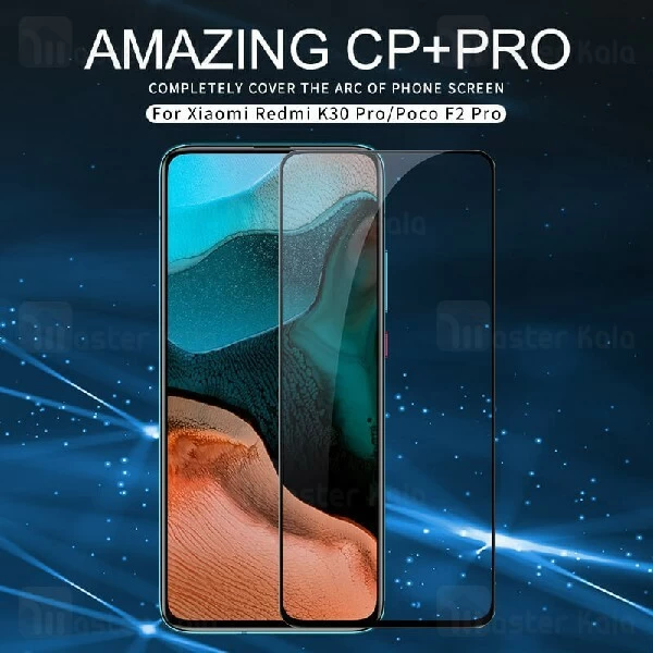محافظ صفحه شیشه ای تمام صفحه تمام چسب نیلکین Xiaomi Redmi K30 Pro / Poco F2 Pro Nillkin CP+ Pro
