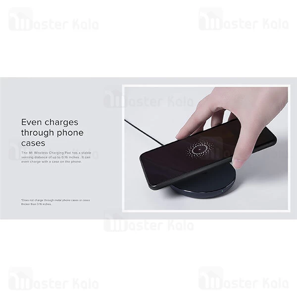 شارژر وایرلس شیائومی Xiaomi WPC03ZM Qualcomm 3.0 10W توان 10 وات