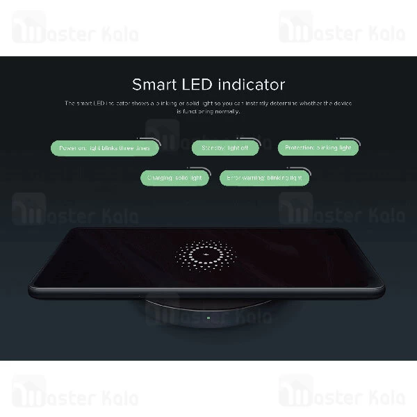 شارژر وایرلس شیائومی Xiaomi WPC03ZM Qualcomm 3.0 10W توان 10 وات