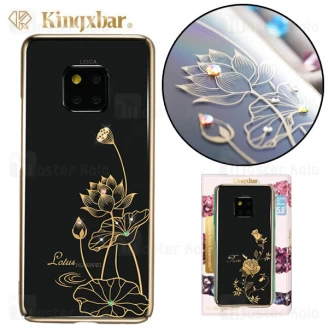 قاب فانتزی هواوی Huawei Mate 20 Pro Kingxbar Swarovski Lotus Gold