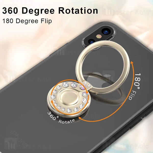 هولدر انگشتی Kingxbar Swarovski Enamored Ring Grip