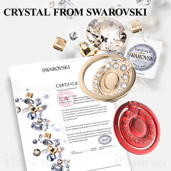 هولدر انگشتی Kingxbar Swarovski Enamored Ring Grip