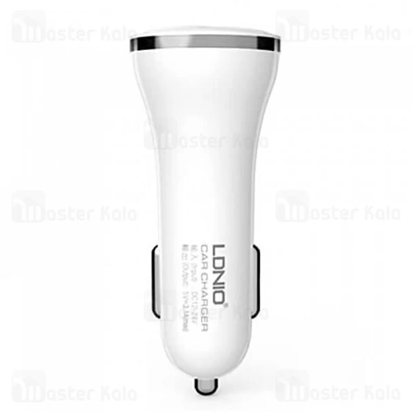 شارژر فندکی LDNIO DL-C23 2 Ports 3.1A Car Charger With Cable