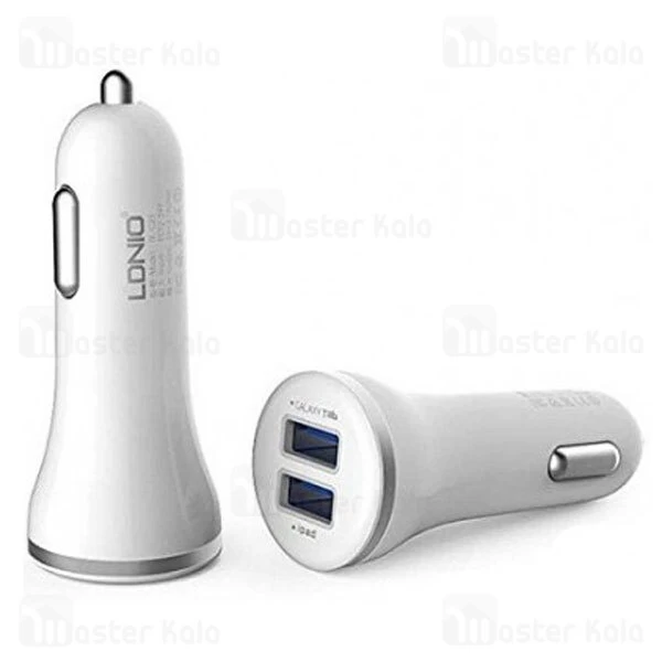 شارژر فندکی LDNIO DL-C23 2 Ports 3.1A Car Charger With Cable