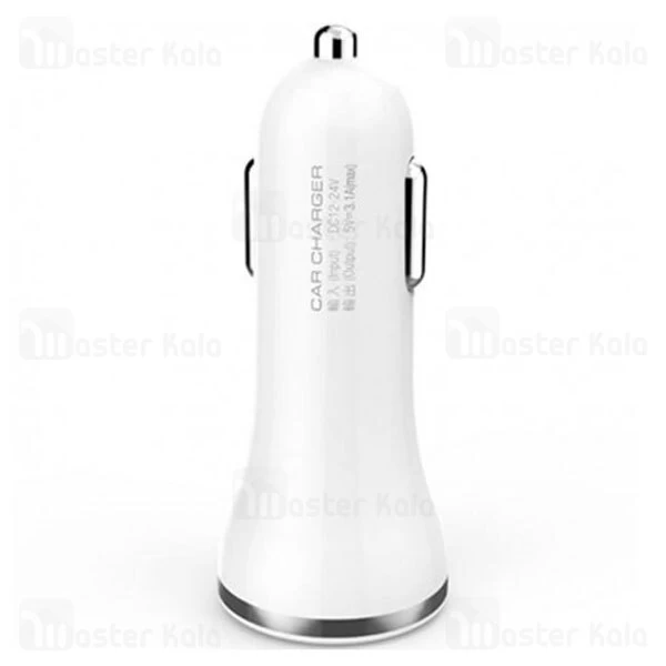 شارژر فندکی LDNIO DL-C23 2 Ports 3.1A Car Charger With Cable