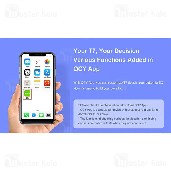 هندزفری بلوتوث QCY T7 TWS Bluetooth Earphone
