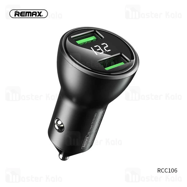شارژر فندکی Remax RCC106 2 Ports 3.4A Car Charger