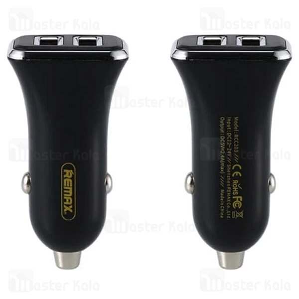 شارژر فندکی Remax RCC203 2 Ports 2.4A Car Charger