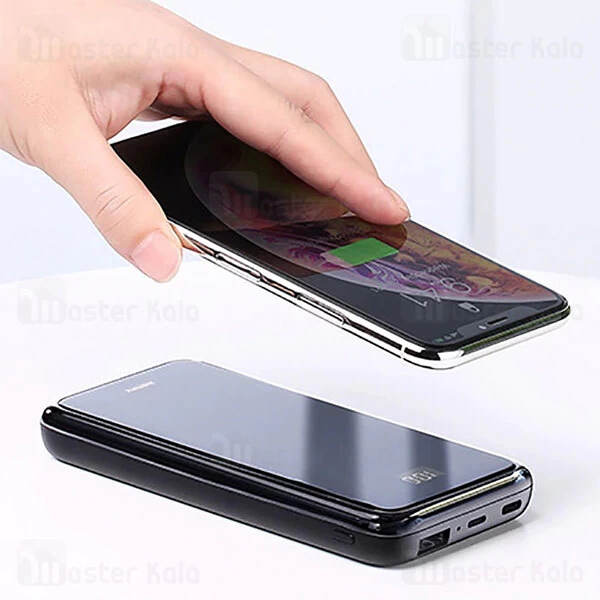 پاوربانک ریمکس Remax RPP-133 Mirror Series Wireless PowerBank 2.1A 10000mAh