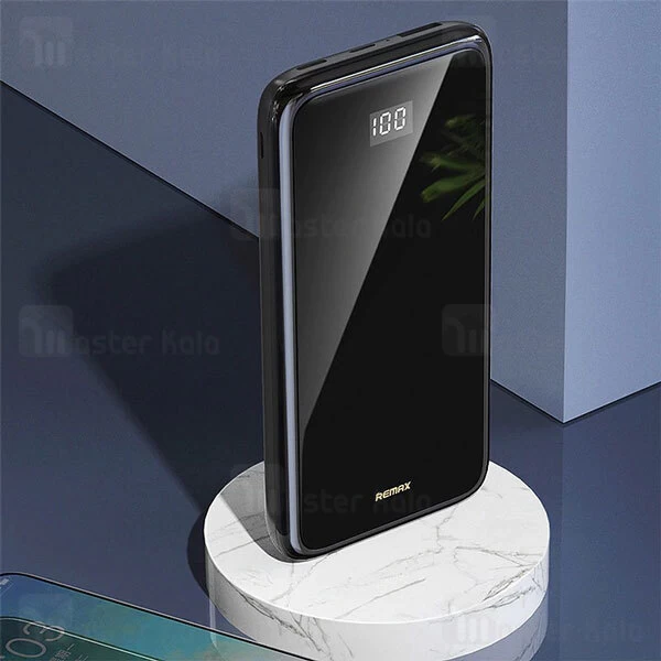 پاوربانک ریمکس Remax RPP-133 Mirror Series Wireless PowerBank 2.1A 10000mAh