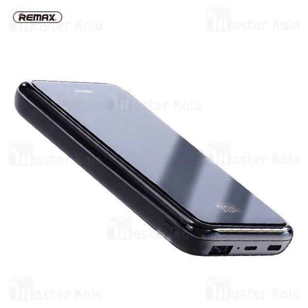 پاوربانک ریمکس Remax RPP-133 Mirror Series Wireless PowerBank 2.1A 10000mAh