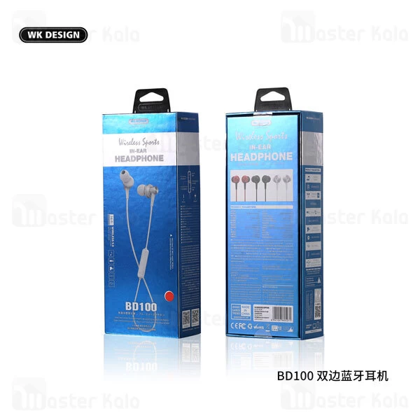 هندزفری بلوتوث WK Design BD100 Wireless Sports In-Ear Headphone