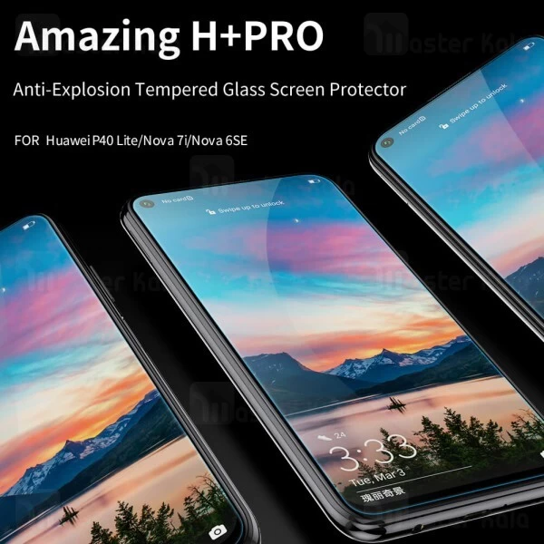 گلس نیلکین Huawei Nova 7i / P40 Lite / Nova 6 SE Nillkin H+ Pro Glass Screen Protector