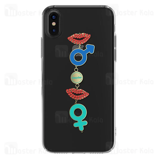 قاب فانتزی iPhone X / XS Kingxbar Swarovski Mystic Series Lip